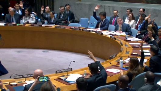 Consiliul de Securitate al ONU ”cere” într-o rezoluţie un ajutor umanitar ”la scară mare” în Fâşia Gaza, dar nu şi un armistiţiu. Rezoluţia, adoptată cu 13 voturi, SUA şi Rusia se abţin