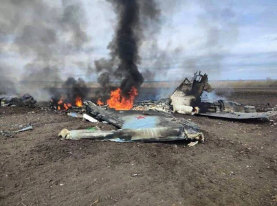 Kievul anunţă că a doborât trei avioane de vânătoare-bombardiere ruseşti de tip Suhoi 34, în Herson, cu rachete, ”deodată” precizează Zelenski