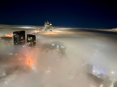 Bostonul, învăluit într-o ceaţă densă impresionantă