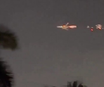 Un nou incident cu un avion Boeing. O aeronavă cargo a companiei Atlas Air a aterizat de urgenţă după un incendiu la motor - VIDEO