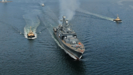 O navă de război rusă a efectuat un exerciţiu antisubmarin în Marea Chinei de Sud