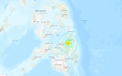 Un cutremur puternic de suprafaţă a lovit insula Mindanao din Filipine, împiedicând căutarea a zeci de persoane prinse de o alunecare de teren soldată deja cu 28 de morţi