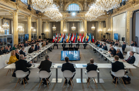 Macron le cere aliaţilor Ucrainei, la un summit la Palatul Elysée, un ”salt” împotriva unei ”înăspriri” a Rusiei