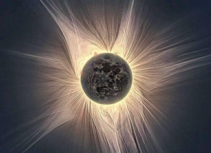 NASA publică imagini ale eclipsei totale de Soare de pe Staţia Spaţială Internaţională