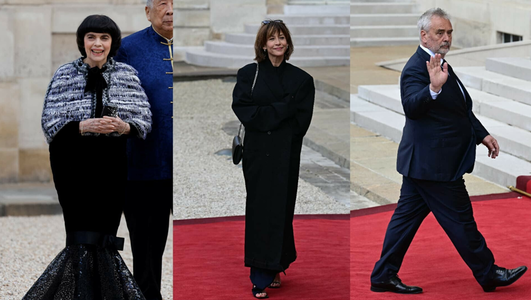 Mireille Mathieu, Sophie Marceau, Luc Besson, Salma Hayek între celebrităţile invitate la dineul de stat în onoarea lui Xi Jinping la Palatul Élysée