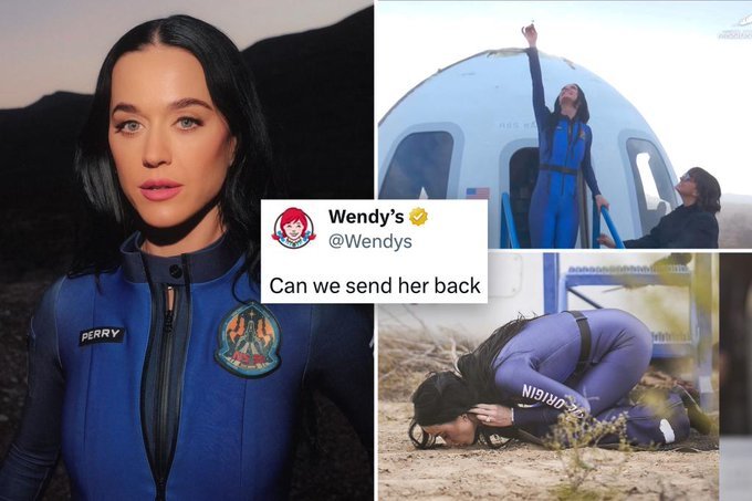 Lanţul de fast-food Wendy’s lămureşte tweet-urile sale devenite virale, după ce Katy Perry a făcut o scurtă călătorie în spaţiu