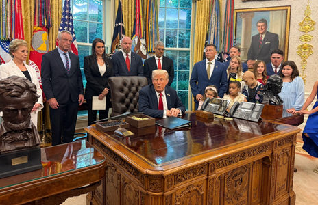 Trump anunţă că se apropie de de un acord cu Harvardul. ”Ei vor plăti 500 de milioane de dolari”