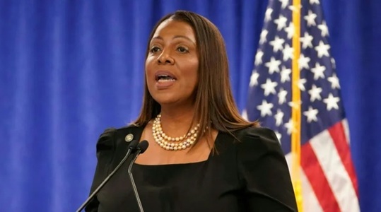Justiţia americană o inculpă pe o magistrată de rang înalt, Letitia James, vizată de Trump