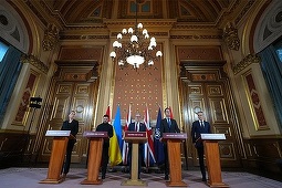 ”Sancţiunile sunt una dintre cele mai dureroase lovituri pentru Putin”, susţine Zelenski, care a cerut, la Londra, SUA să extindă sancţiunile la întregul sector petrolier rus şi să livreze Ucrainei rachete de tip Tomahawk