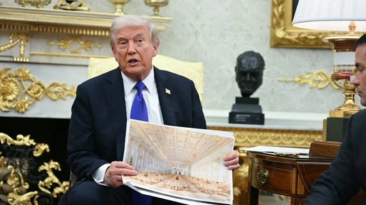 Trump dezminte drept ”fake news” faptul că vrea să dea numele său sălii de bal de la Casa Albă