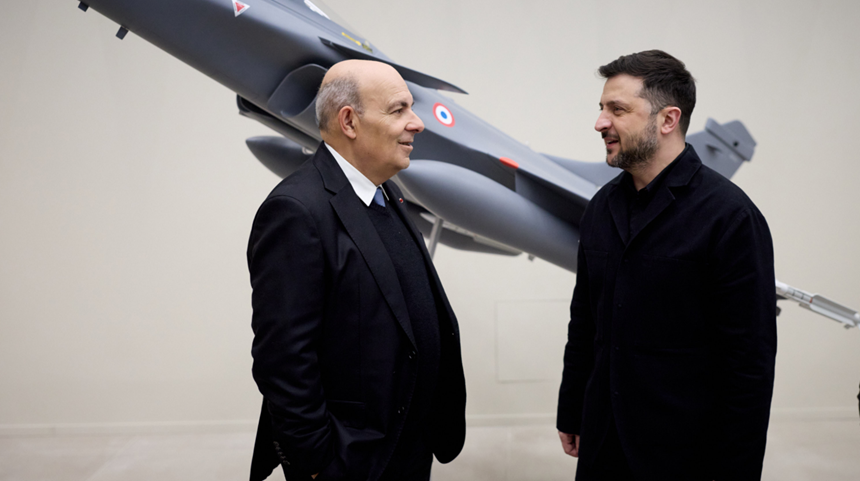 Zelenski inspectează producția de Rafale înaintea discuțiilor din Irlanda