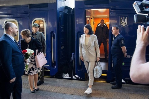 Opozanta belarusă Svetlana Tihanovskaia efectuează prima vizită în Ucraina de la începutul războiului