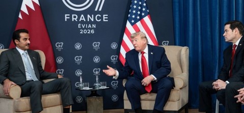 Trump respinge la Evian un „zvon ridicol” care circula în legătură cu acordul cu Iranul. Şarjă critică la adresa Israelului: „Să lase Siria să se ocupe de Hezbollah, cred că ei se descurcă mai bine în această privinţă”