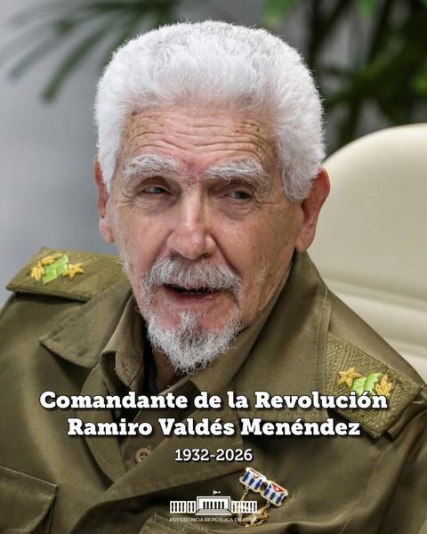Ramiro Valdes, erou al revoluţiei cubaneze, a încetat din viaţă la vârsta de 94 de ani
