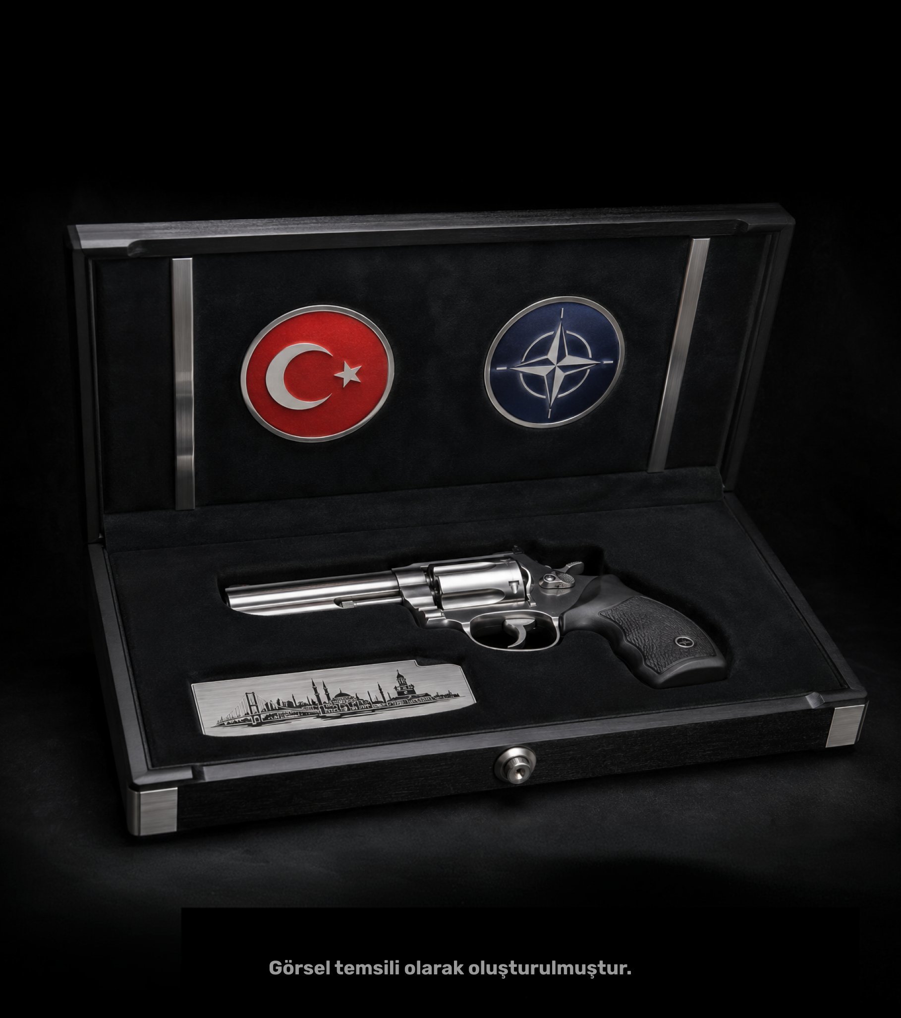Erdogan le-a făcut cadou liderilor de la summitul NATO pistoale și muniție reală