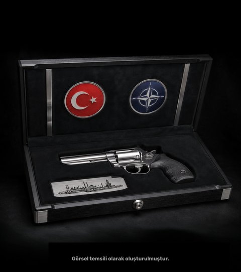 Erdogan le-a făcut cadou liderilor de la summitul NATO pistoale şi muniţie reală