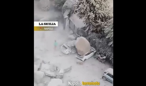 Cutremur în apropierea oraşului Napoli - 21 de răniţi, dintre care doi în stare gravă, şi pagube materiale/ VIDEO