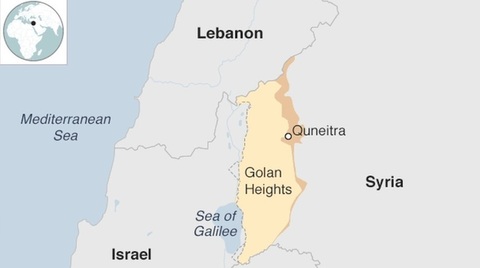 Columbia lui Abelardo de la Espriella recunoaşte anexarea Platoului Golan de către Israel. SUA erau singurul stat care au recunoscut anexarea