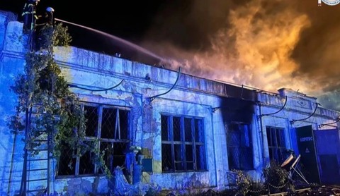 Infrastructura portului ucrainean Izmail a fost incendiată în urma unui atac al Rusiei