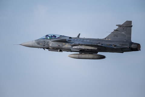 Un avion Gripen s-a prăbuşit lângă Szolnok, în Ungaria
