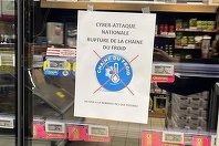 Zi neagră în supermarketurile franceze în urma unui atac cibernetic de amploare care a afectat în special frigiderele. Acestea s-au încălzit la 50 de grade. Tone de marfă congelată a trebuit aruncată