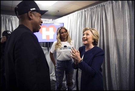 Jay Z, Beyonce, Chance the Rapper şi Big Sean, concert pentru susţinerea lui Clinton: Suntem puternici împreună