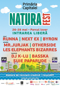 Byron, Les Elephants Bizarres şi Şuie Paparude, printre trupele care vor concerta de vineri la Natura Fest în Parcul Izvor din Capitală