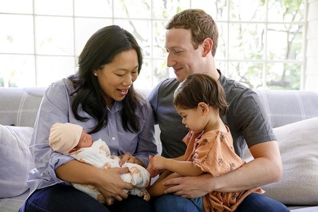Mark Zuckerberg a prezentat-o lumii pe cea de-a doua fiică a sa, August. Mesajul său pentru ea: Este important să-ţi faci timp să ieşi afară la joacă