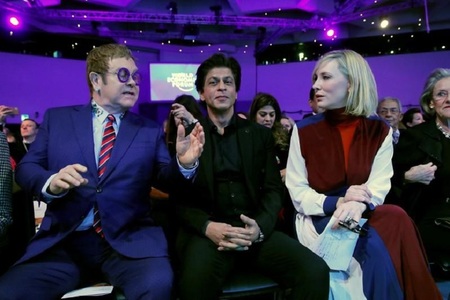 Cate Blanchett, Elton John şi Shah Ruth Khan, premiaţi la Forumul Economic Mondial de la Davos 
