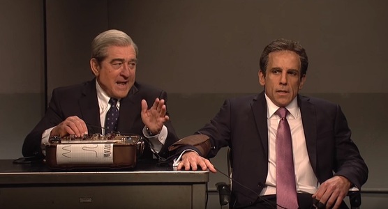 Robert De Niro şi Ben Stiller i-au interpretat pe Robert Mueller şi pe avocatul lui Donald Trump la „SNL” – VIDEO