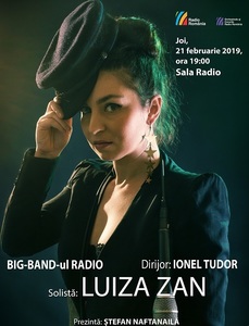 Luiza Zan, în concert alături de Big Band-ul Radio