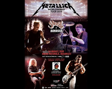 Concertul pe care Metallica îl va susţine la Bucureşti va începe la ora 20.15. Acces nepermis fără un act de identitate valabil