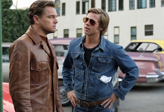 DiCaprio şi Pitt, în „Once Upon a Time... in Hollywood”
