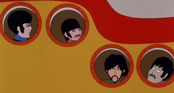 Animaţia "Yellow Submarine" a formaţiei The Beatles, disponibilă gratuit pe YouTube o singură zi - VIDEO
