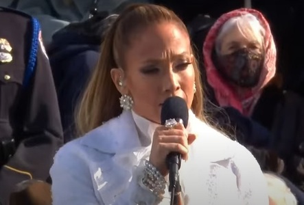 Jennifer Lopez, declaraţie de unitate în limba spaniolă în timpul reprezentaţiei de la ceremonia de învestire a lui Joe Biden - VIDEO
