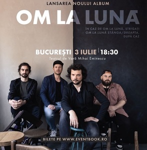 Trupa om la lună lansează noul album, cu un concert pe 3 iulie, la Teatrul de Vară "Mihai Eminescu" din Bucureşti - VIDEO