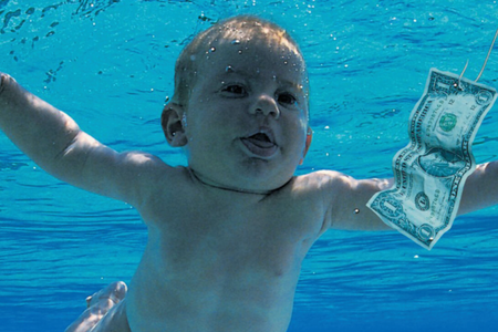Bărbatul al cărui portret ca bebeluş a apărut pe coperta albumului „Nevermind” a dat în judecată Nirvana pentru pornografie infantilă