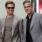 Sony, Lionsgate, Apple, Netflix îşi dispută un thriller cu Brad Pitt şi George Clooney în rolurile principale