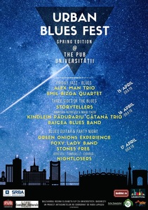 Urban Blues Fest va avea loc la The Pub Universităţii, în weekendul 15-17 aprilie 