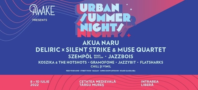 Akua Naru şi Deliric X Silent Strike & Muse Quartet, capete de afiş la AWAKE presents Urban Summer Nights 
