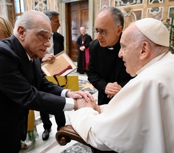 Regizorul Martin Scorsese, care s-a întâlnit cu Papa Francisc, a anunţat un film despre Iisus