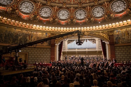 Filmările pentru „Cravata Galbenă”, despre viaţa celebrului dirijor Sergiu Celibidache, s-au încheiat