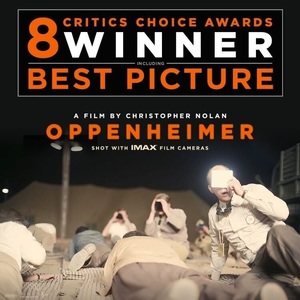"Oppenheimer" a fost marele câştigător la ediţia 2024 a Critics Choice Awards, cucerind opt trofee