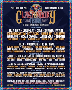Dua Lipa, SZA, Shania Twain şi Coldplay, capete de afiş la festivalul Glastonbury
