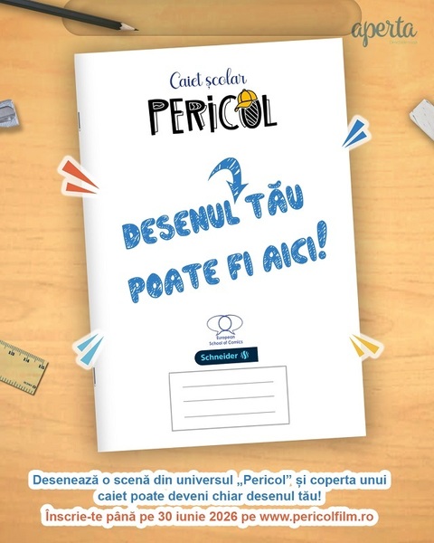Concurs de ilustraţie pentru copii şi adolescenţi inspirat din cartea "Pericol" de Raluca Poenaru şi din viitorul film românesc