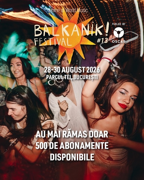 Balkanik Festival #13, pe malul Lacului Tei - Romica Puceanu Reimagined, Ladaniva, Zdob şi Zdub, jam sessions, în program