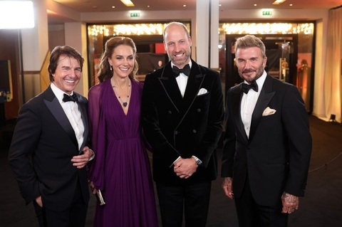 Premiera londoneză a filmului „Digger” - Prinţul William şi Prinţesa Catherine de Wales, prezenţi la Odeon Luxe/ FOTO