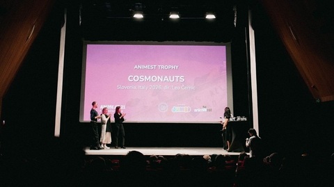Scurtmetrajul „Cosmonauts” a cucerit Marele Trofeu Animest.21/ Competiţia românească, câştigată de filmul colectiv „Aici a fost un parc”
