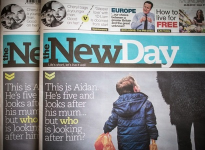 Ziarul britanic The New Day se închide după zece săptămâni de la lansare