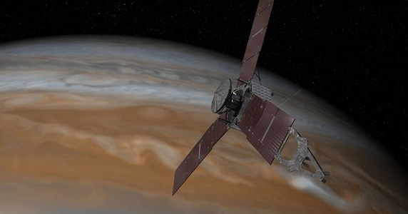 Sonda spaţială Juno a intrat în câmpul de atracţie gravitaţională al planetei Jupiter 